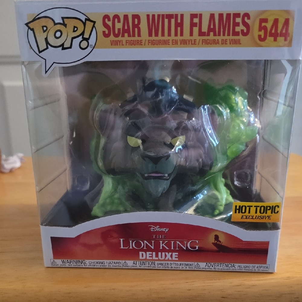Disney Scar with Green Flames Figure